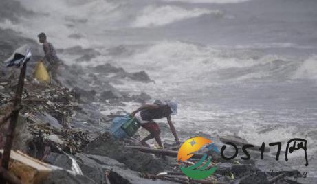 菲律宾台风“玉兔”泥石流来袭 部分地区受到灾害影响