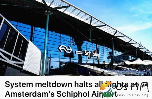 荷兰机场技术故障 进出机场航班因此被暂停